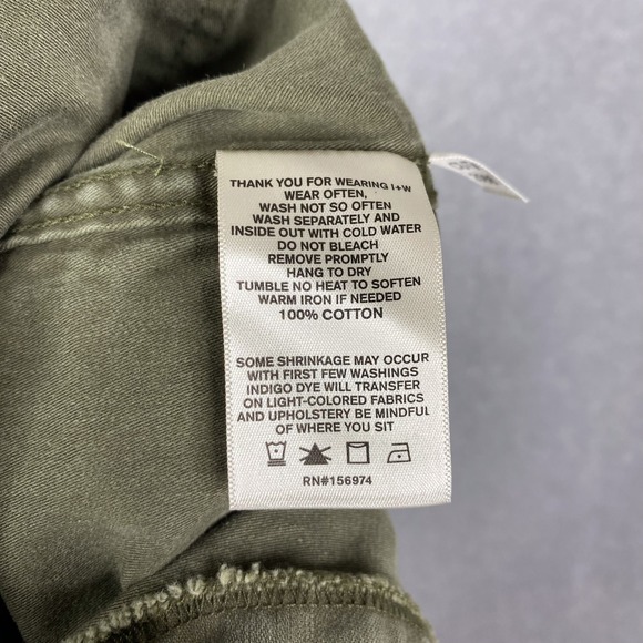 Imogene + Willie Pants Mens 38 (41x33) Olive Oliver Military Trouser Button Fly - Picture 10 of 13